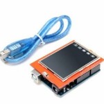 UNO R3 ATmega328P Board + 2.4 Inch TFT LCD Touch Screen