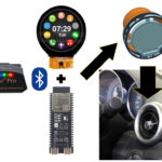 Mazda Miata ND2 ODBII Info on 2.1″ IPS Display Mounted in Custom Printed Air Vent